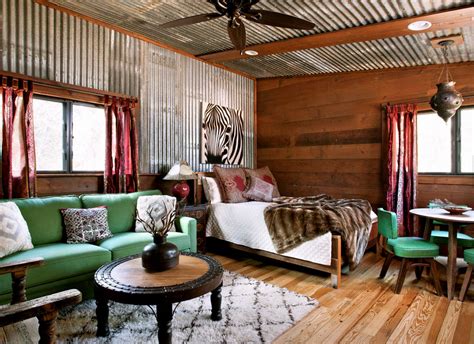 reclaimed metal interior design